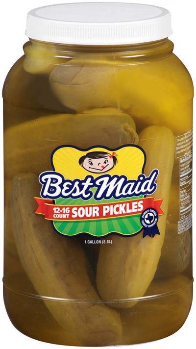 BEST MAID WHOLE SOUR PICKLE 1 GALLON
