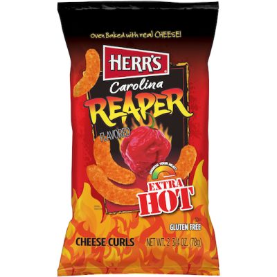 HERRS CAROLINA REAPER CHEESE CURL 2.75 OZ