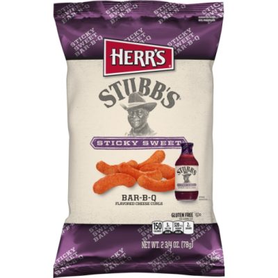 HERRS STUBBS STICKY SWEET CHEESE CURL 2.75 OZ